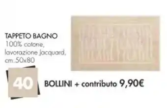 IperFamila TAPPETO BAGNO cm.50x80 offerta