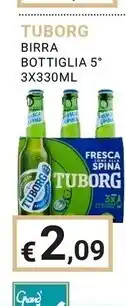 Eté Tuborg birra bottiglia 5° offerta