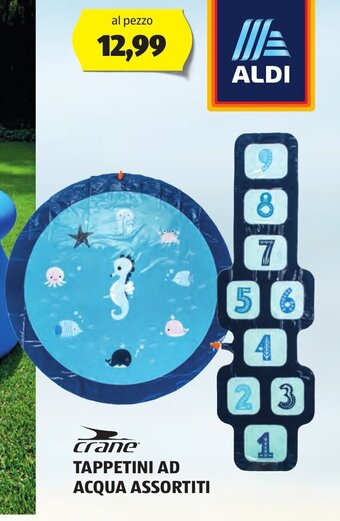 ALDI crane TAPPETINI AD ACQUA ASSORTITI offerta