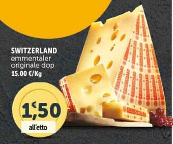 SWITZERLAND emmentaler originale dop