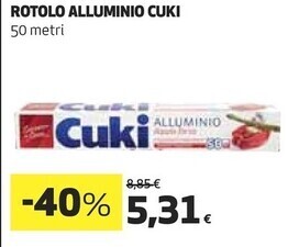 Coop Cuki rotolo alluminio offerta