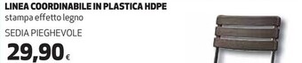 Coop Linea coordinabile in plastica hdpe offerta