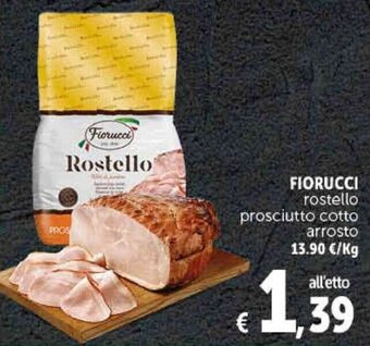 FIORUCCI rostello prosciutto cotto arrosto
