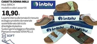 Coop Inblu ciabatta donna offerta