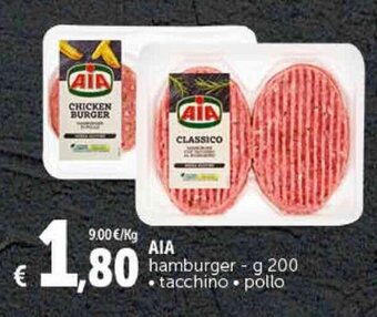 Deco Supermercati AIA hamburger - g 200 offerta