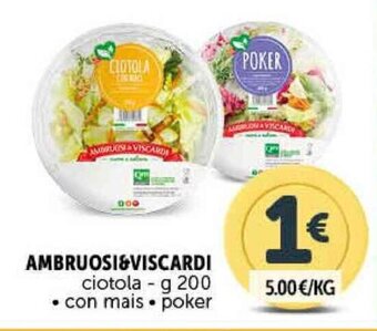 Deco Supermercati AMBRUOSI&VISCARDI ciotola - g 200 offerta