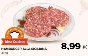 Oasi HAMBURGER ALLA SICILIANA offerta