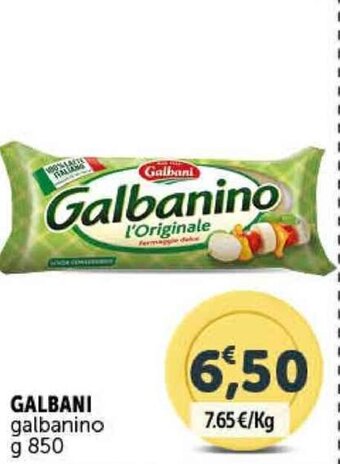 Deco Supermercati GALBANI galbanino 850 g offerta