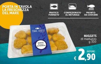 Deco Supermercati NUGGETS di merluzzo g 300 offerta