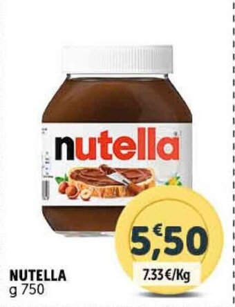 Deco Supermercati NUTELLA g 750 offerta