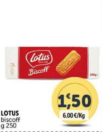Deco Supermercati LOTUS biscoff g 250 offerta