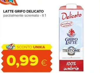 Oasi LATTE GRIFO DELICATO parzialmente scremato - It 1 offerta