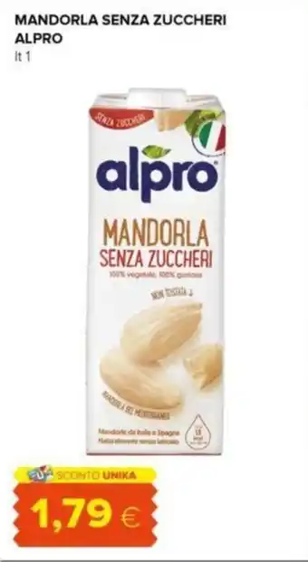 Oasi MANDORLA SENZA ZUCCHERI ALPRO lt 1 offerta