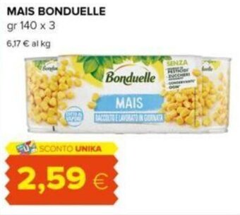Oasi MAIS BONDUELLE gr 140 x 3 offerta