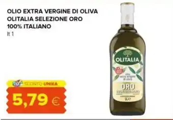 Oasi OLIO EXTRA VERGINE DI OLIVA OLITALIA SELEZIONE ORO 100% ITALIANO lt 1 offerta
