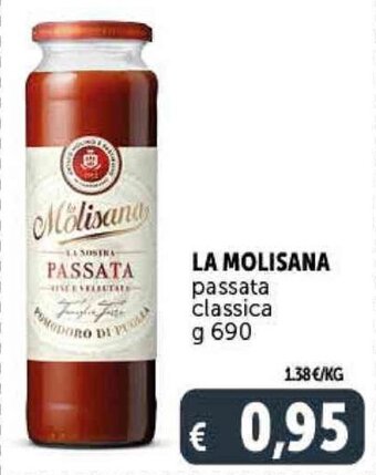 Deco Supermercati LA MOLISANA passata classica g 690 offerta