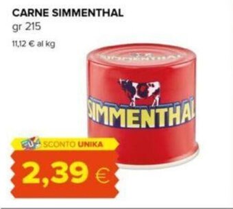 Oasi CARNE SIMMENTHAL gr 215 offerta