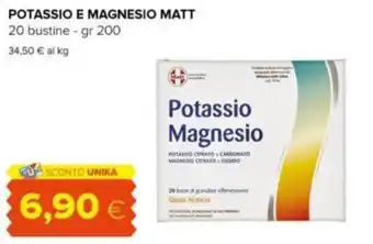 POTASSIO E MAGNESIO MATT 20 bustine - gr 200