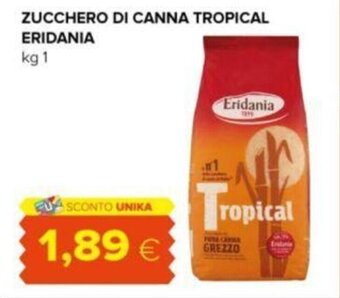 Oasi ZUCCHERO DI CANNA TROPICAL ERIDANIA kg 1 offerta