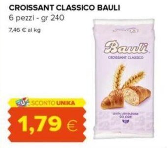 Oasi CROISSANT CLASSICO BAULI 6 pezzi - gr 240 offerta