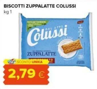 Oasi BISCOTTI ZUPPALATTE COLUSSI kg 1 offerta