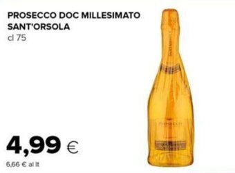 PROSECCO DOC MILLESIMATO SANT'ORSOLA cl 75