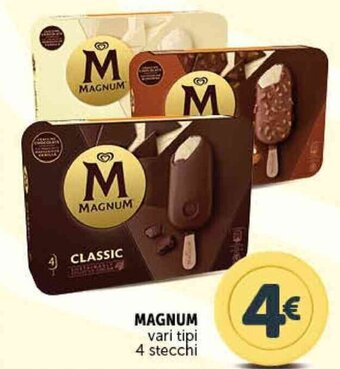 Deco Supermercati MAGNUM vari tipi 4 stecchi offerta