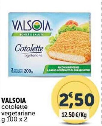 Deco Supermercati VALSOIA cotolette vegetariane g 100 x 2 offerta