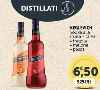 Deco Supermercati KEGLEVICH vodka alla frutta - cl 70 offerta