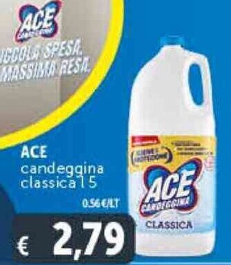 Deco Supermercati ACE candeggina classica l 5 offerta