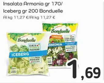 Famila Superstore Insalata Armonia gr 170/ Iceberg gr 200 Bonduelle offerta