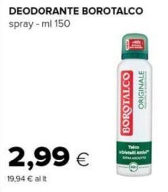 Oasi DEODORANTE BOROTALCO spray - ml 150 offerta