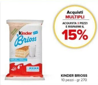 KINDER BRIOSS 10 pezzi - gr 270