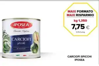 Oasi CARCIOFI SPICCHI IPOSEA 1,350 kg offerta