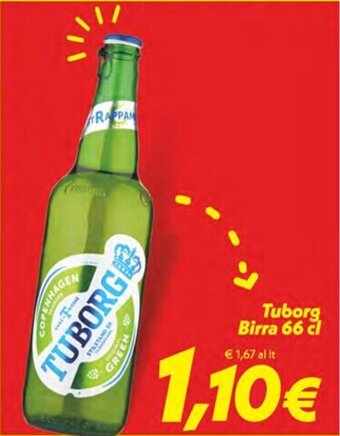 Iper Super Conveniente Tuborg Birra 66 cl offerta
