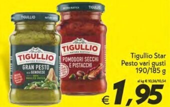 Iper Super Conveniente Tigullio Star Pesto vari gusti 190/185 g offerta