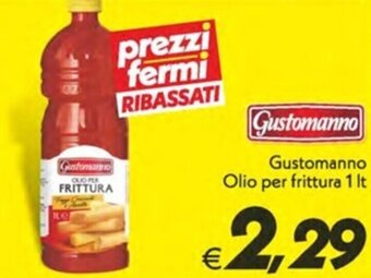 Iper Super Conveniente Gustomanno Olio per frittura 1 lt offerta