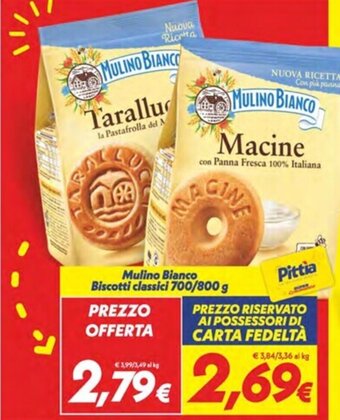 Iper Super Conveniente Mulino Bianco Biscotti classici 700/800 g offerta