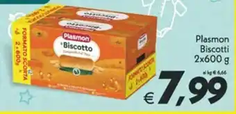 Iper Super Conveniente Plasmon Biscotto 2 x 600 g offerta