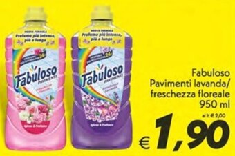 Iper Super Conveniente Fabuloso Pavimenti lavanda/ freschezza floreale 950 ml offerta