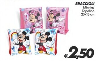BRACCIOLI Minnie/ Topolino 23x15 cm
