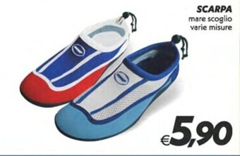 Iper Super Conveniente SCARPA mare scoglio varie misure offerta