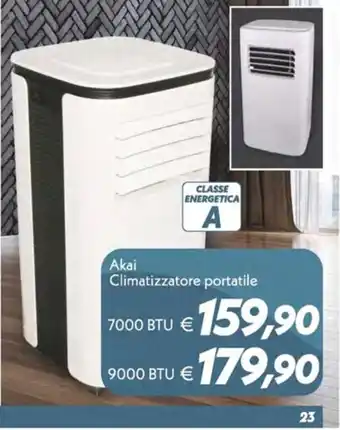 Iper Super Conveniente Akai Climatizzatore portatile offerta