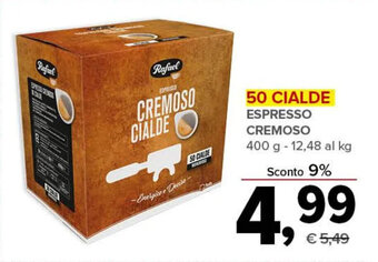 Todis 50 CIALDE ESPRESSO CREMOSO 400 g offerta