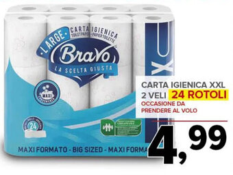 Todis CARTA IGIENICA XXL 2 VELI 24 ROTOLI offerta
