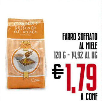Todis FARRO SOFFIATO AL MIELE 120 g offerta