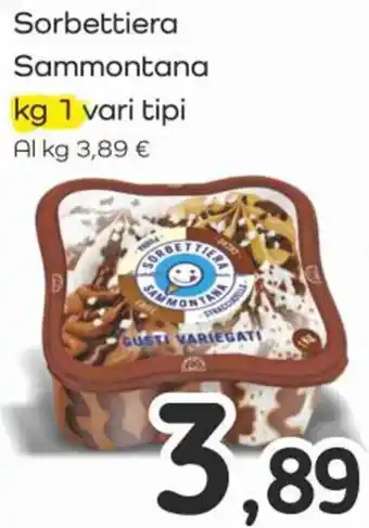 Famila Superstore Sorbettiera Sammontana kg 1 offerta