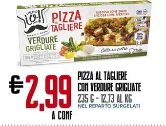 Todis PIZZA AL TAGLIERE CON VERDURE GRIGLIATE 235 G offerta