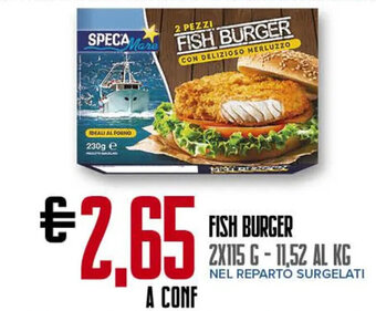FISH BURGER 2X115 G