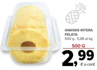 Todis ANANAS INTERA PELATA 500 g offerta